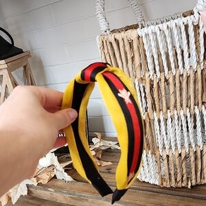 Yellow and Black Striped Bee Headband